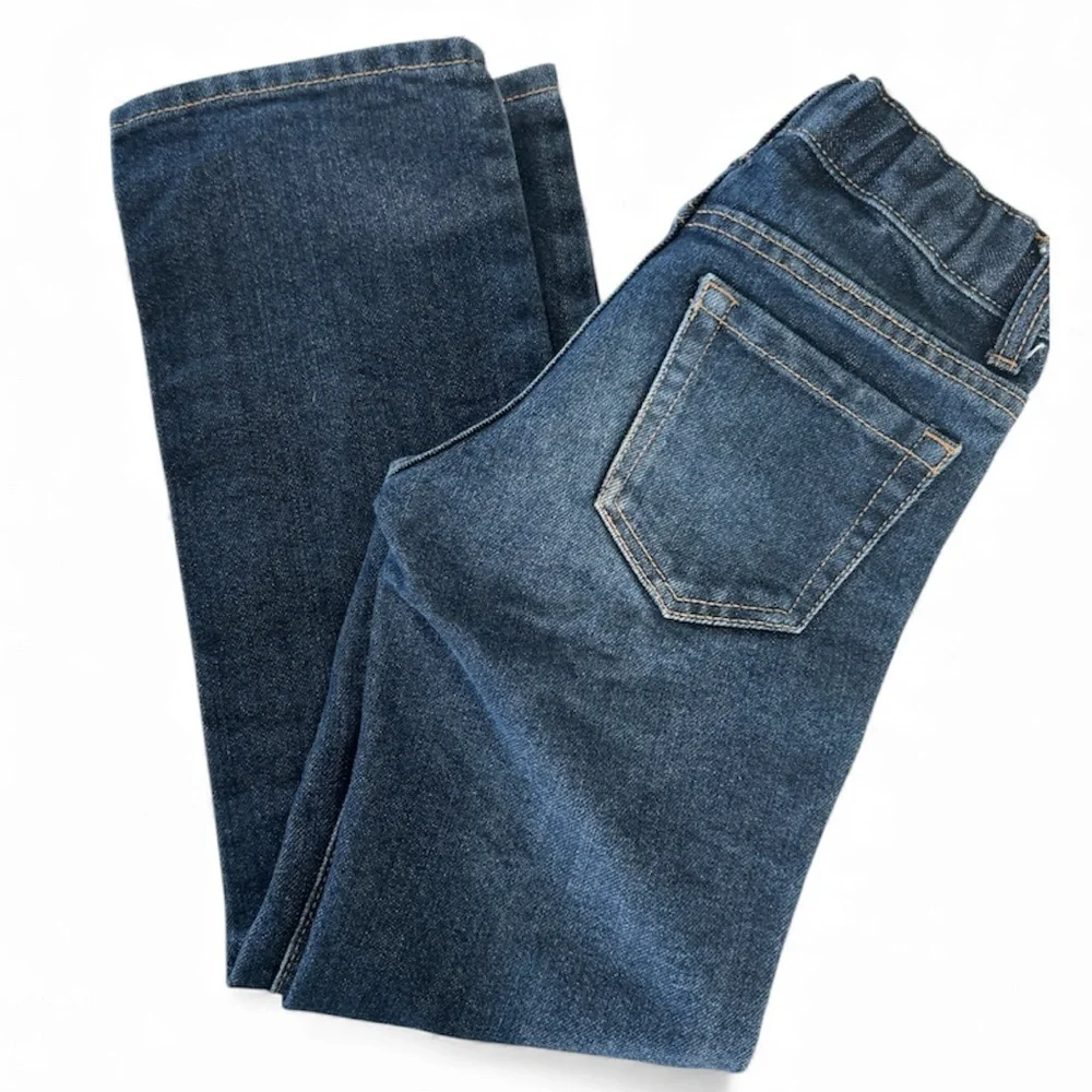Old Navy Dark Blue Denim Jeans Kids Boys Size 8 Slim